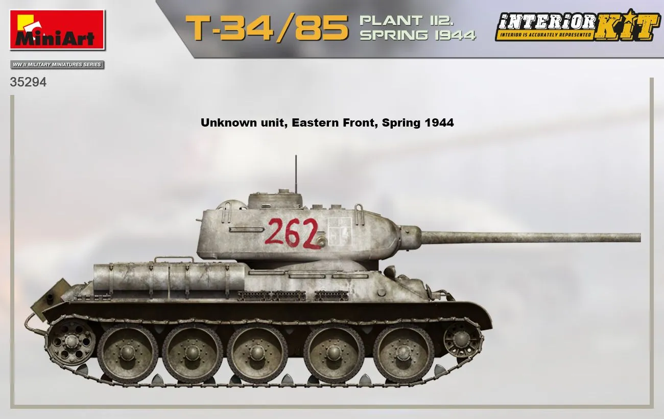 Miniart 1/35 T-34/85 Plant 112. Spring '44, Interior Kit # 35294 11 Miniart 1/35 T-34/85 Plant 112. Spring '44, Interior Kit # 35294 - Image 9
