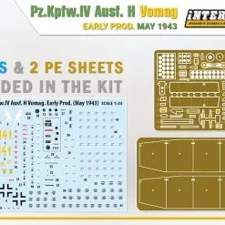 Miniart 1/35 Pz.Kpfw.IV Ausf. H Vomag Interior Kit # 35298 -Aircraft Kits Sales min35298 1