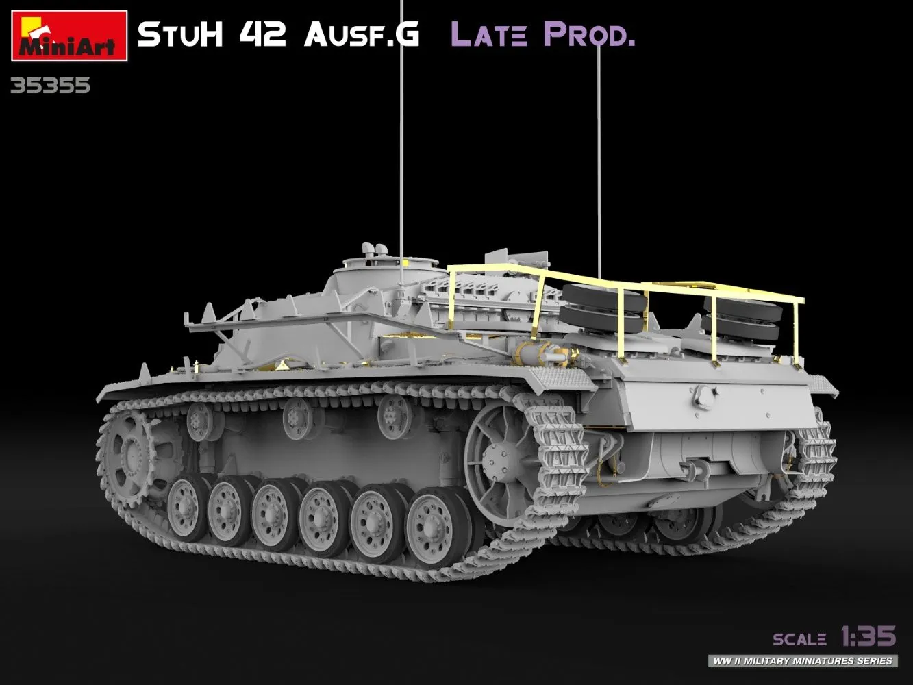 Miniart 1/35 StuH 42 Ausf G Late Prod # 35355 6 Miniart 1/35 StuH 42 Ausf G Late Prod # 35355 - Image 4