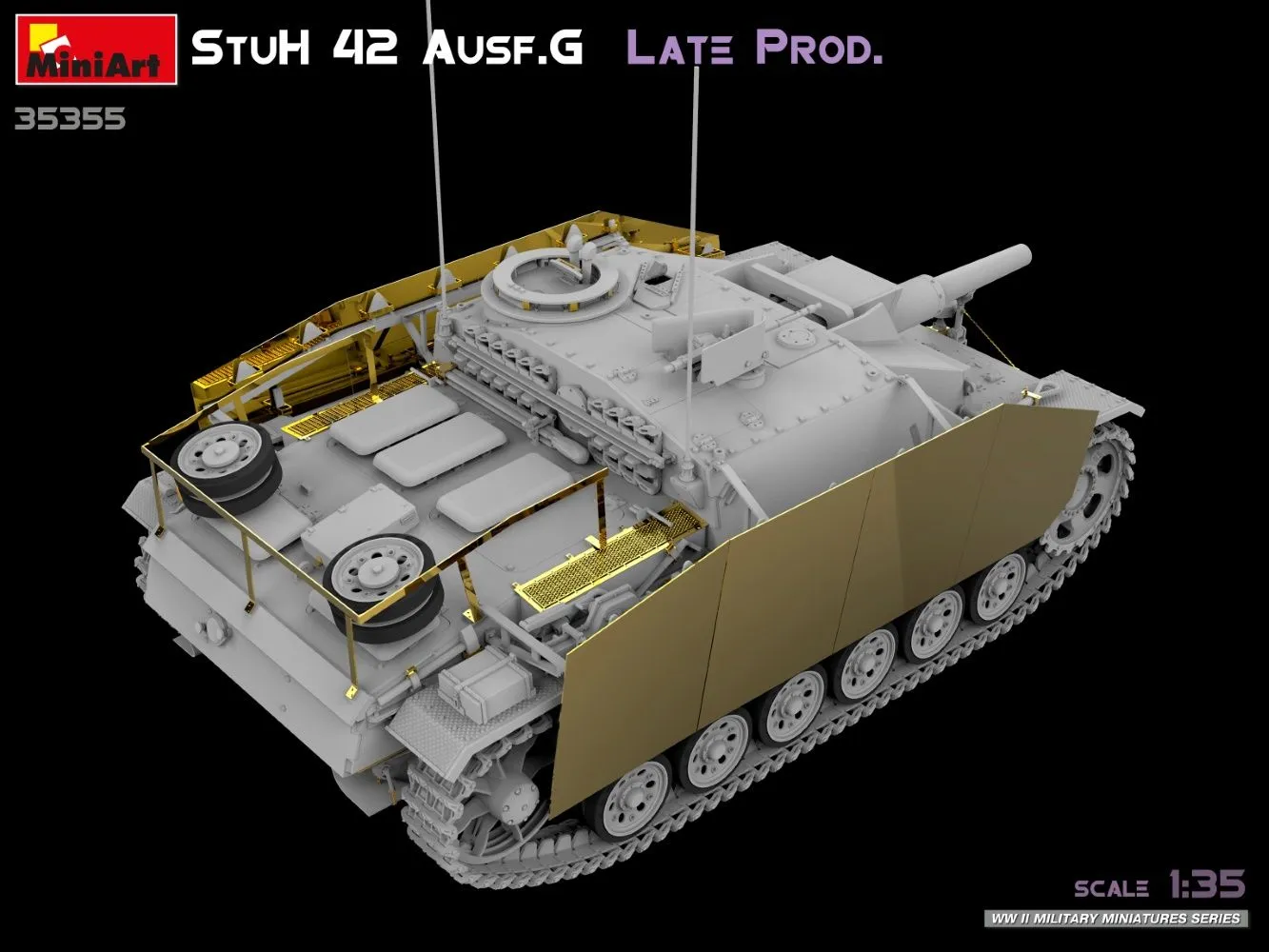 Miniart 1/35 StuH 42 Ausf G Late Prod # 35355 9 Miniart 1/35 StuH 42 Ausf G Late Prod # 35355 - Image 7