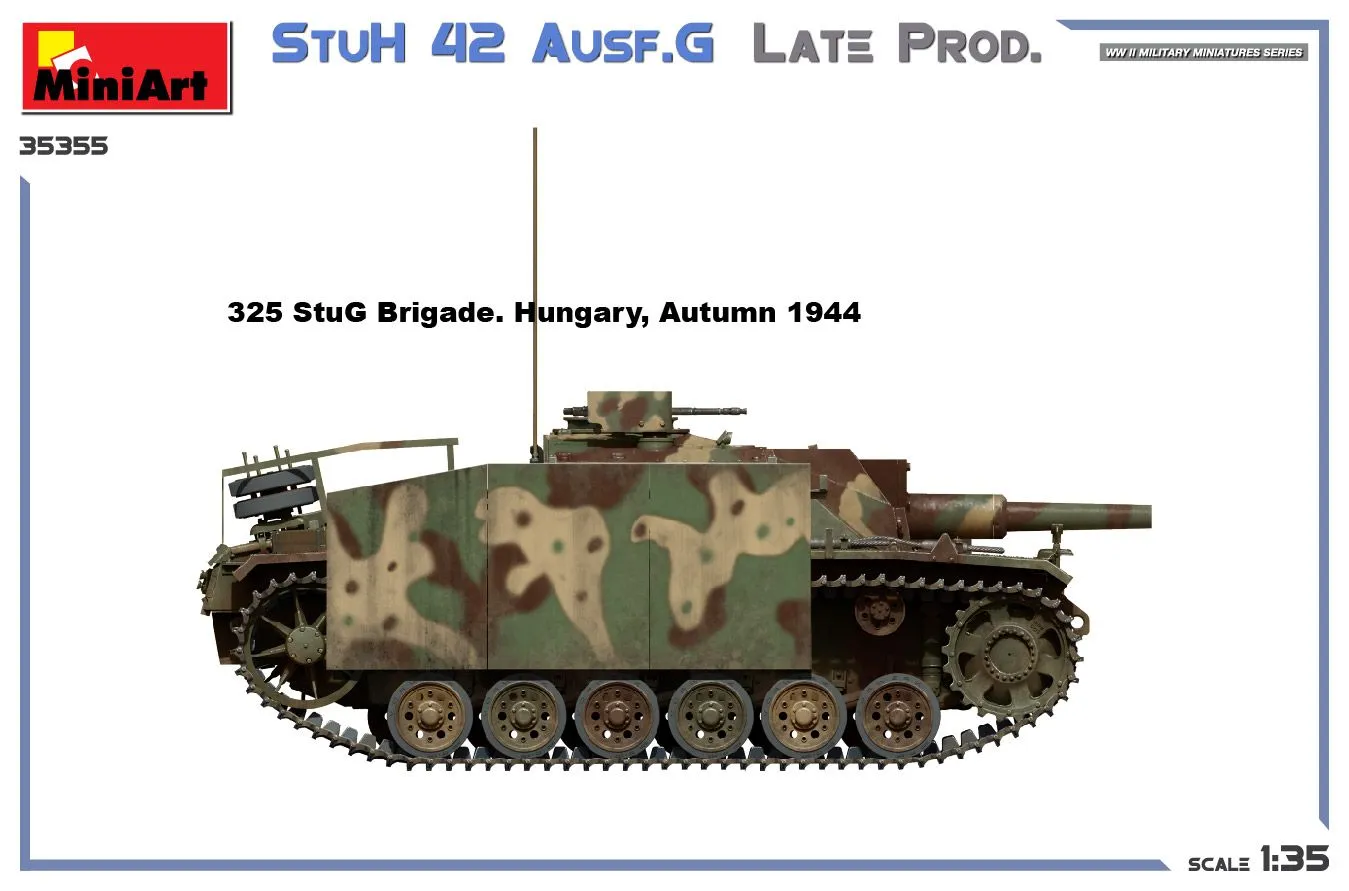 Miniart 1/35 StuH 42 Ausf G Late Prod # 35355 10 Miniart 1/35 StuH 42 Ausf G Late Prod # 35355 - Image 8