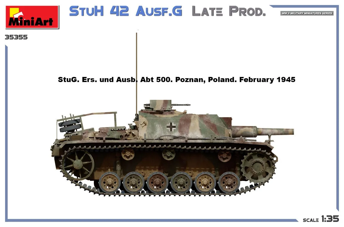 Miniart 1/35 StuH 42 Ausf G Late Prod # 35355 12 Miniart 1/35 StuH 42 Ausf G Late Prod # 35355 - Image 10