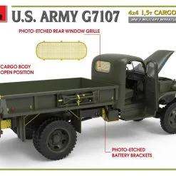 Miniart 1/35 U.S. Army G7107 4x4 1,5t Cargo Truck # 35380 61 Miniart 1/35 U.S. Army G7107 4x4 1,5t Cargo Truck # 35380 -Aircraft Kits Sales min35380 11 1