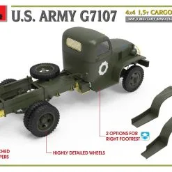 Miniart 1/35 U.S. Army G7107 4x4 1,5t Cargo Truck # 35380 62 Miniart 1/35 U.S. Army G7107 4x4 1,5t Cargo Truck # 35380 -Aircraft Kits Sales min35380 12 1