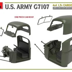 Miniart 1/35 U.S. Army G7107 4x4 1,5t Cargo Truck # 35380 64 Miniart 1/35 U.S. Army G7107 4x4 1,5t Cargo Truck # 35380 -Aircraft Kits Sales min35380 14 1