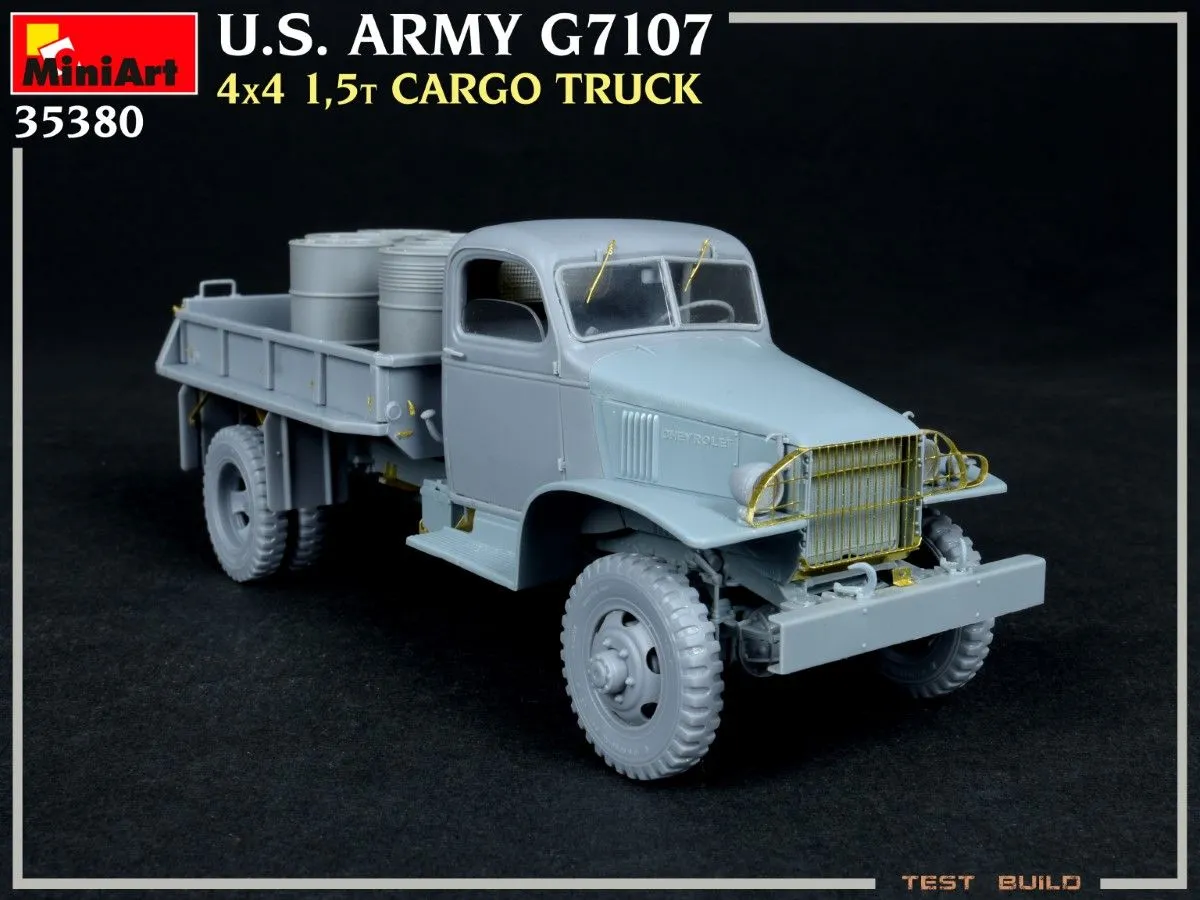 Miniart 1/35 U.S. Army G7107 4x4 1,5t Cargo Truck # 35380 36 Miniart 1/35 U.S. Army G7107 4x4 1,5t Cargo Truck # 35380 - Image 34