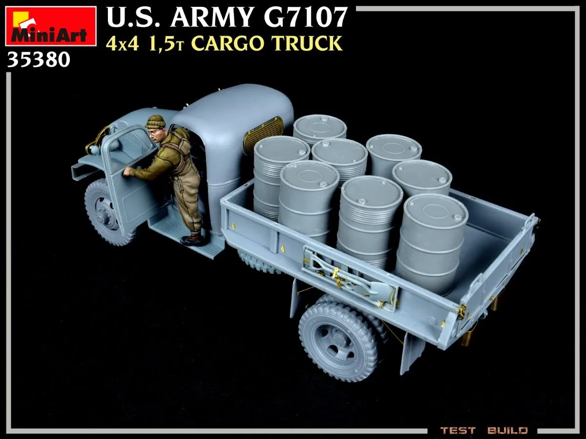 Miniart 1/35 U.S. Army G7107 4x4 1,5t Cargo Truck # 35380 37 Miniart 1/35 U.S. Army G7107 4x4 1,5t Cargo Truck # 35380 - Image 35