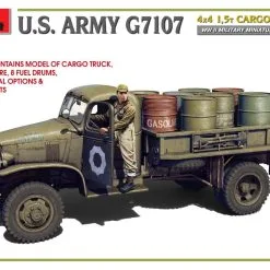 Miniart 1/35 U.S. Army G7107 4x4 1,5t Cargo Truck # 35380 52 Miniart 1/35 U.S. Army G7107 4x4 1,5t Cargo Truck # 35380 -Aircraft Kits Sales min35380 2 1