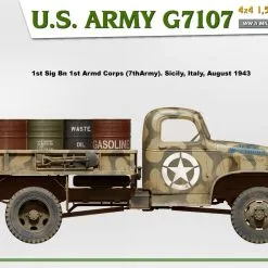 Miniart 1/35 U.S. Army G7107 4x4 1,5t Cargo Truck # 35380 46 Miniart 1/35 U.S. Army G7107 4x4 1,5t Cargo Truck # 35380 -Aircraft Kits Sales min35380 50 1