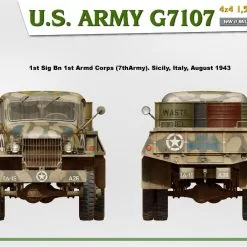 Miniart 1/35 U.S. Army G7107 4x4 1,5t Cargo Truck # 35380 47 Miniart 1/35 U.S. Army G7107 4x4 1,5t Cargo Truck # 35380 -Aircraft Kits Sales min35380 51 1