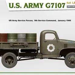 Miniart 1/35 U.S. Army G7107 4x4 1,5t Cargo Truck # 35380 50 Miniart 1/35 U.S. Army G7107 4x4 1,5t Cargo Truck # 35380 -Aircraft Kits Sales min35380 54 1