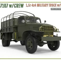 Miniart 1/35 G7107 W/Crew 4x4 Cargo Truck W/Metal Body # 35383 -Aircraft Kits Sales min35383 13