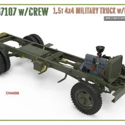 Miniart 1/35 G7107 W/Crew 4x4 Cargo Truck W/Metal Body # 35383 -Aircraft Kits Sales min35383 17