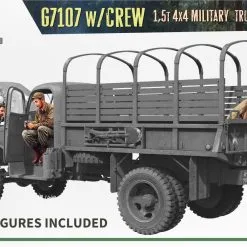 Miniart 1/35 G7107 W/Crew 4x4 Cargo Truck W/Metal Body # 35383 -Aircraft Kits Sales min35383 2