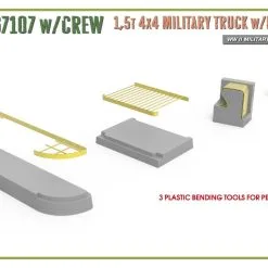 Miniart 1/35 G7107 W/Crew 4x4 Cargo Truck W/Metal Body # 35383 -Aircraft Kits Sales min35383 21