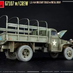 Miniart 1/35 G7107 W/Crew 4x4 Cargo Truck W/Metal Body # 35383 -Aircraft Kits Sales min35383 26