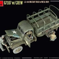 Miniart 1/35 G7107 W/Crew 4x4 Cargo Truck W/Metal Body # 35383 -Aircraft Kits Sales min35383 29