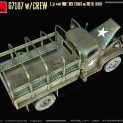 Miniart 1/35 G7107 W/Crew 4x4 Cargo Truck W/Metal Body # 35383 -Aircraft Kits Sales min35383 31