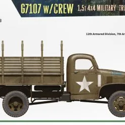 Miniart 1/35 G7107 W/Crew 4x4 Cargo Truck W/Metal Body # 35383 -Aircraft Kits Sales min35383 39