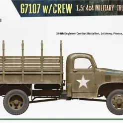 Miniart 1/35 G7107 W/Crew 4x4 Cargo Truck W/Metal Body # 35383 -Aircraft Kits Sales min35383 41