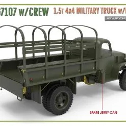 Miniart 1/35 G7107 W/Crew 4x4 Cargo Truck W/Metal Body # 35383 -Aircraft Kits Sales min35383 8