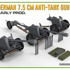Miniart 1/35 German 7.5cm Anti-Tank Gun PaK 40 Early # 35394 27 Miniart 1/35 German 7.5cm Anti-Tank Gun PaK 40 Early # 35394 -Aircraft Kits Sales min35394 2