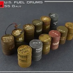 Miniart 1/35 US Fuel Drums (55 Gals) # 35592 16 Miniart 1/35 US Fuel Drums (55 Gals) # 35592 -Aircraft Kits Sales min35592 5