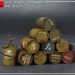 Miniart 1/35 US Fuel Drums (55 Gals) # 35592 17 Miniart 1/35 US Fuel Drums (55 Gals) # 35592 -Aircraft Kits Sales min35592 6