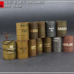 Miniart 1/35 US Fuel Drums (55 Gals) # 35592 18 Miniart 1/35 US Fuel Drums (55 Gals) # 35592 -Aircraft Kits Sales min35592 7