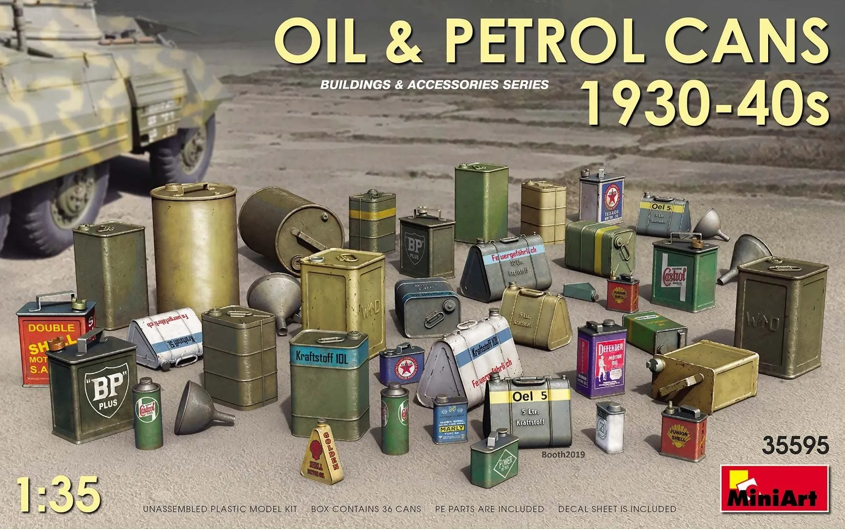 Miniart 1/35 Oil & Petrol Cans 1930-40s # 35595 21 Miniart 1/35 Oil & Petrol Cans 1930-40s # 35595 - Image 19