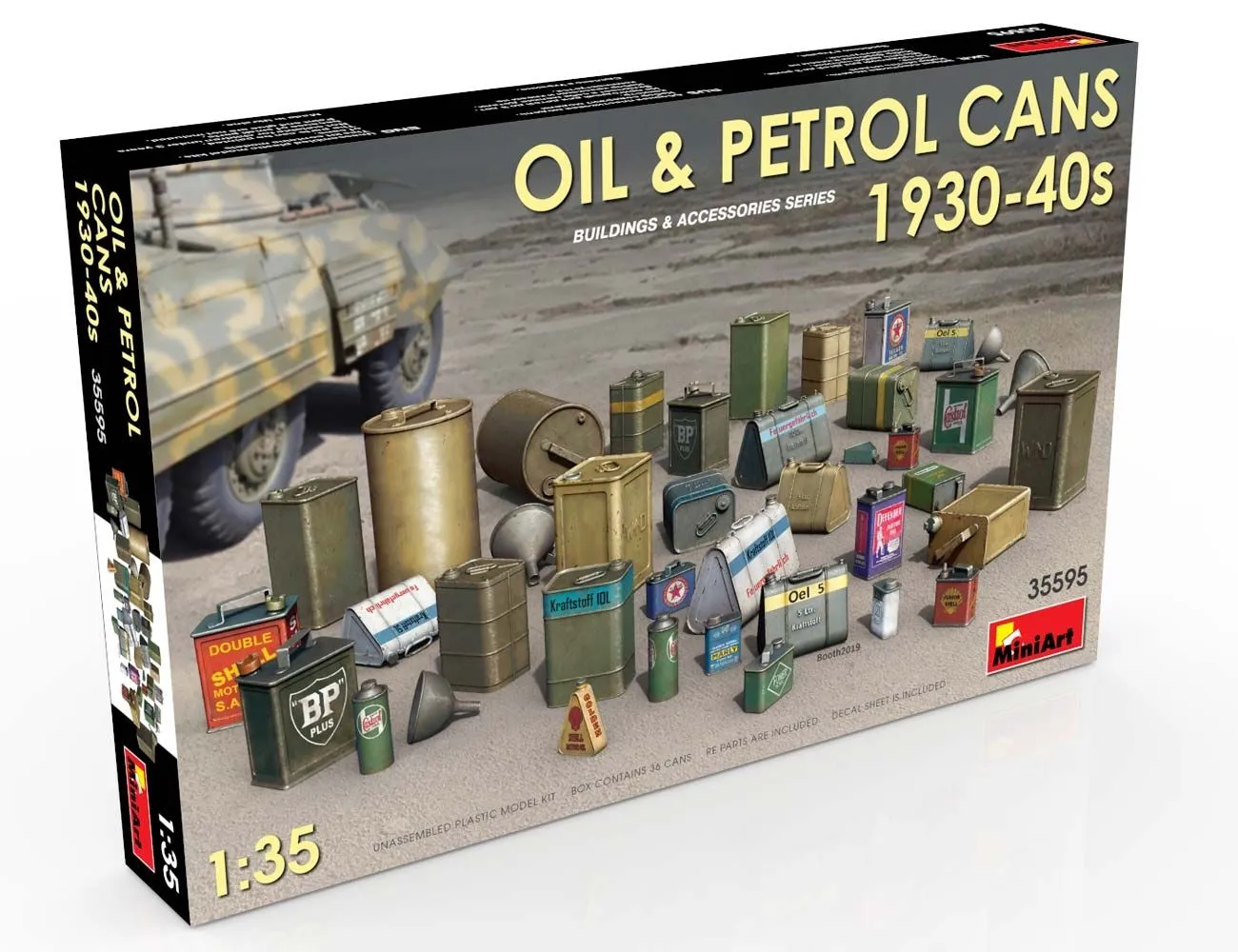 Miniart 1/35 Oil & Petrol Cans 1930-40s # 35595 22 Miniart 1/35 Oil & Petrol Cans 1930-40s # 35595 - Image 20