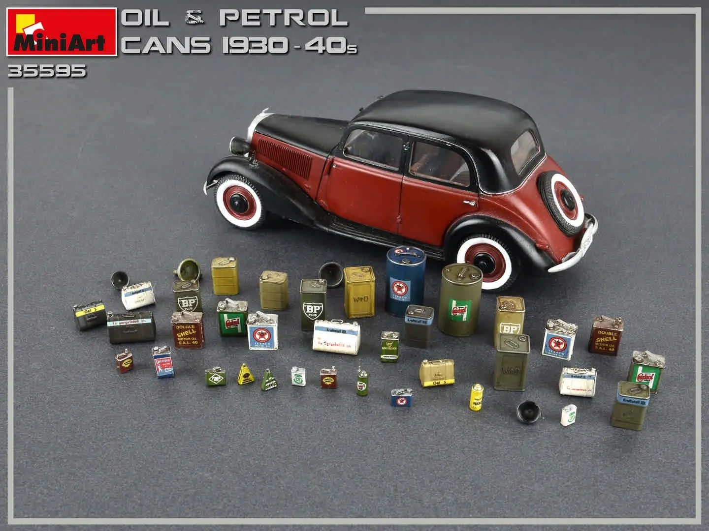 Miniart 1/35 Oil & Petrol Cans 1930-40s # 35595 3 Miniart 1/35 Oil & Petrol Cans 1930-40s # 35595