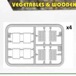 Miniart 1/35 Vegtables & Wooden Crates # 35629 -Aircraft Kits Sales min35629 2