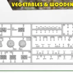 Miniart 1/35 Vegtables & Wooden Crates # 35629 -Aircraft Kits Sales min35629 3