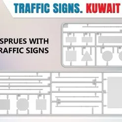 Miniart 1/35 Traffic Signs Kuwait 1990's # 35631 -Aircraft Kits Sales min35631 3