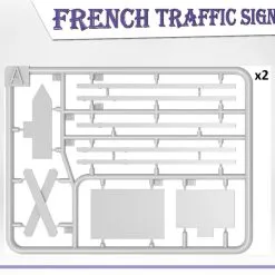 Miniart 1/35 Traffic Signs France 1930-40's # 35645 -Aircraft Kits Sales min35645 3