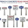 Miniart 1/35 Concrete Signs France 1930-40's Normandy # 35669 -Aircraft Kits Sales min35669