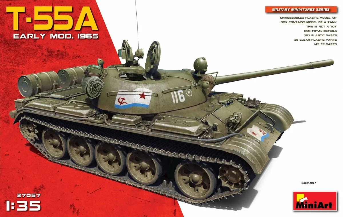 Miniart 1/35 T-55A Soviet Medium Tank Mod. 1965 # 37057 23 Miniart 1/35 T-55A Soviet Medium Tank Mod. 1965 # 37057 - Image 21
