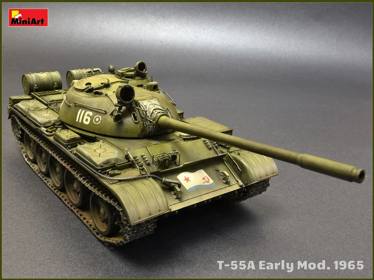Miniart 1/35 T-55A Soviet Medium Tank Mod. 1965 # 37057 3 Miniart 1/35 T-55A Soviet Medium Tank Mod. 1965 # 37057