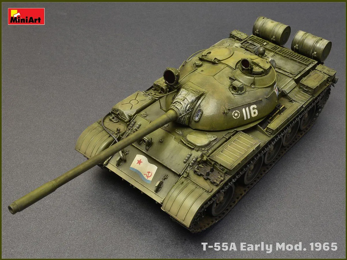 Miniart 1/35 T-55A Soviet Medium Tank Mod. 1965 # 37057 11 Miniart 1/35 T-55A Soviet Medium Tank Mod. 1965 # 37057 - Image 9