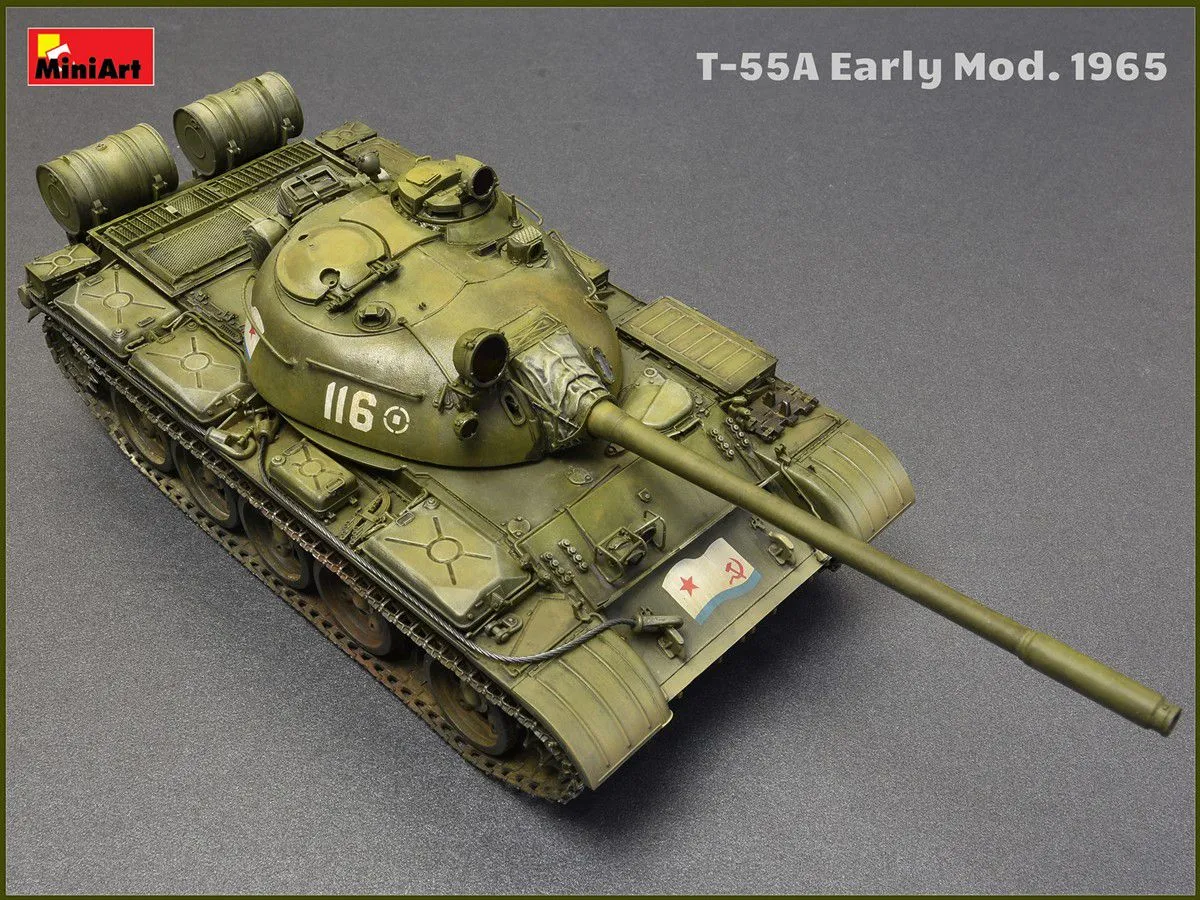Miniart 1/35 T-55A Soviet Medium Tank Mod. 1965 # 37057 13 Miniart 1/35 T-55A Soviet Medium Tank Mod. 1965 # 37057 - Image 11
