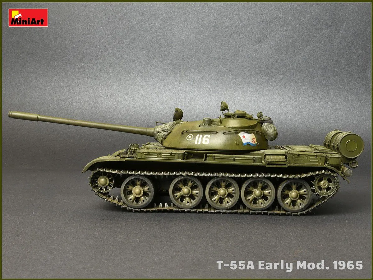 Miniart 1/35 T-55A Soviet Medium Tank Mod. 1965 # 37057 7 Miniart 1/35 T-55A Soviet Medium Tank Mod. 1965 # 37057 - Image 5