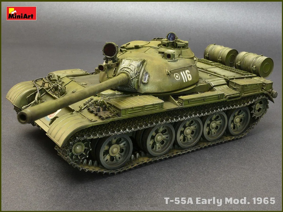 Miniart 1/35 T-55A Soviet Medium Tank Mod. 1965 # 37057 10 Miniart 1/35 T-55A Soviet Medium Tank Mod. 1965 # 37057 - Image 8
