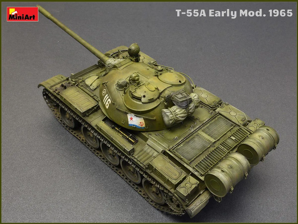 Miniart 1/35 T-55A Soviet Medium Tank Mod. 1965 # 37057 15 Miniart 1/35 T-55A Soviet Medium Tank Mod. 1965 # 37057 - Image 13