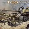 Miniart 1/35 T55 Czechoslovak W/KMT-5M # 37092 1 Miniart 1/35 T55 Czechoslovak W/KMT-5M # 37092 -Aircraft Kits Sales min37092
