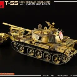 Miniart 1/35 T55 Czechoslovak W/KMT-5M # 37092 -Aircraft Kits Sales min37092 59