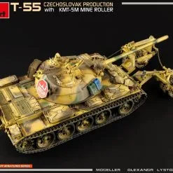 Miniart 1/35 T55 Czechoslovak W/KMT-5M # 37092 -Aircraft Kits Sales min37092 63