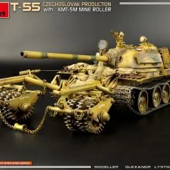 Miniart 1/35 T55 Czechoslovak W/KMT-5M # 37092 -Aircraft Kits Sales min37092 64