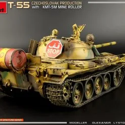 Miniart 1/35 T55 Czechoslovak W/KMT-5M # 37092 -Aircraft Kits Sales min37092 66