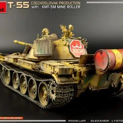 Miniart 1/35 T55 Czechoslovak W/KMT-5M # 37092 -Aircraft Kits Sales min37092 67